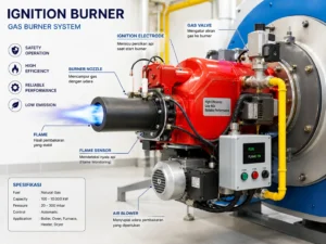 Flame Failure ignition burner