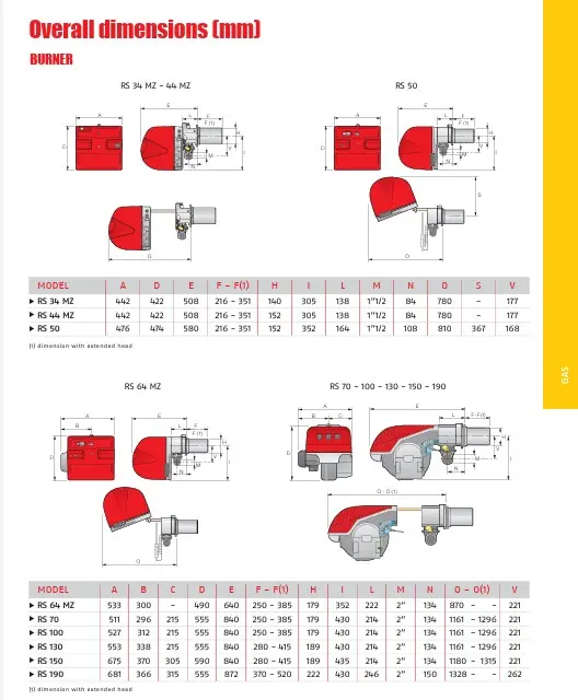 Bejo Burner RS Series industrial burner