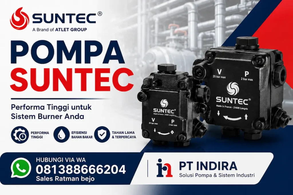 pompa solar burner suntec pt indira