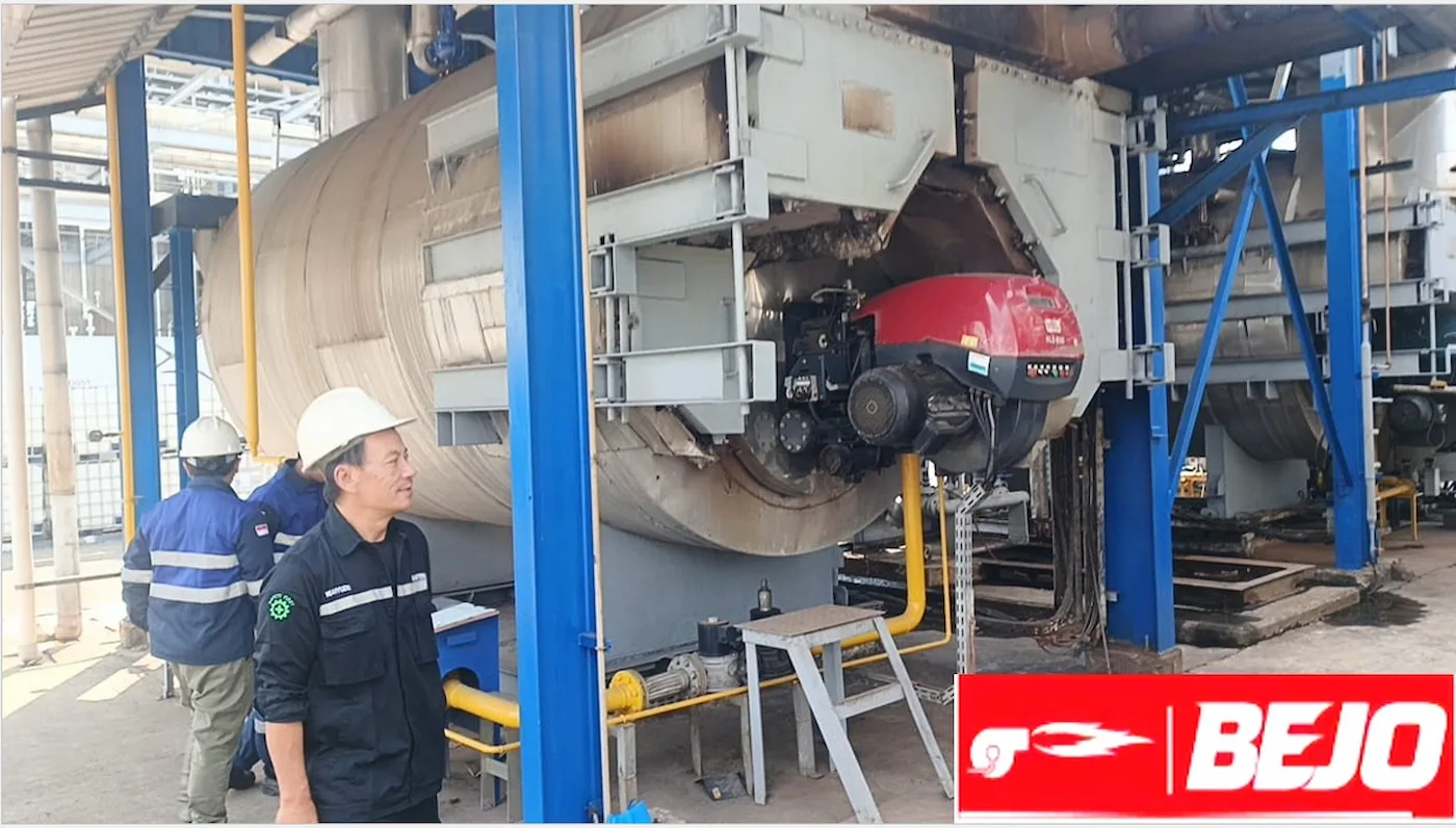 Modifikasi boiler 7 ton menggunakan Bejo Burner di PT Arbe Chemindo Cikarang