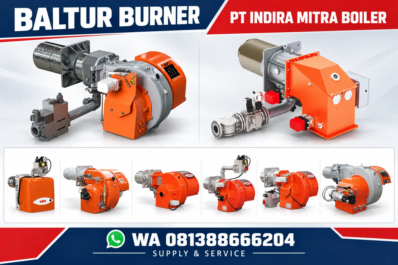 Baltur Burner Indonesia – berbagai burner industri PT Indira Mitra Boiler